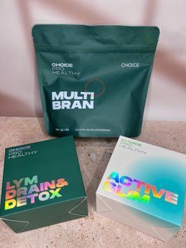 LYM drain&detox 60+Multi bran+ACTIVE SLIM- набір для схуднення  клітчатка+лім60+актів фото