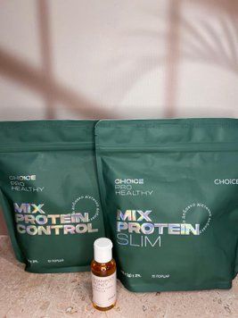 Mix Protein SLIM + Mix Protein SLIM Чойс комплект для здорового схуднення  2+подарунок фото