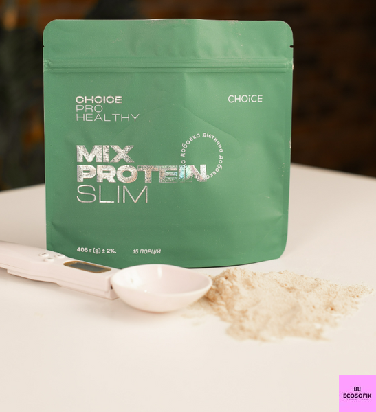 Низькокалорійний протеїновий коктейль для корекції ваги CHOICE Mix Protein Slim Control 405г 4563 фото