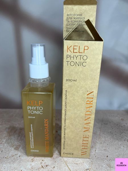 Фітотонік для жирної та комбінованої шкіри KELP 200мл від White Mandarin KELP фото