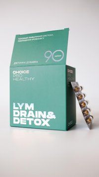 LYM DRAIN&DETOX 90 капсул - лімфодренаж та детокс Choice 90 фото