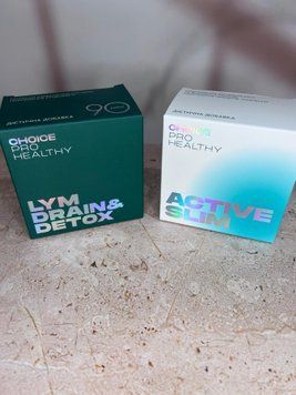 НАБІР ДЛЯ СХУДНЕННЯ №1 "МІНУС В ТАЛІЇ ТА СТЕГНАХ"LYM drain&detox 90 +ACTIVE SLIM лім90+актів фото