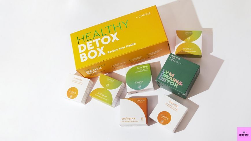 HEALTHY DETOX BOX детокс-програма CHOICE для очищення організму та зміцнення імунітету HEALTHY DETOX BOX фото