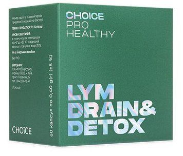 Засіб від набряків LYM drain&detox 60 Choice лім60 фото